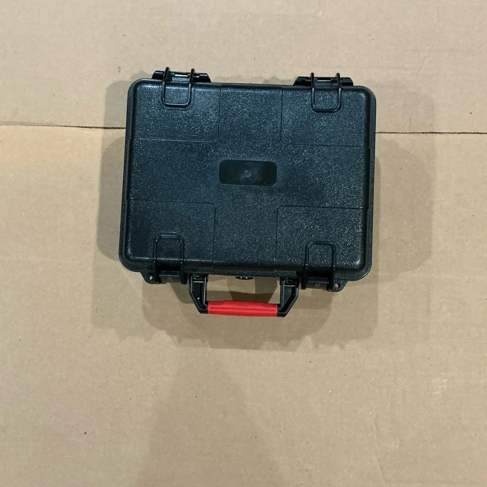 Black Protective Camera Case with Red Handle